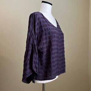 Songo - Cotton Plisse Bell Sleeve Top - M - Atelier Designer | Marseille, France